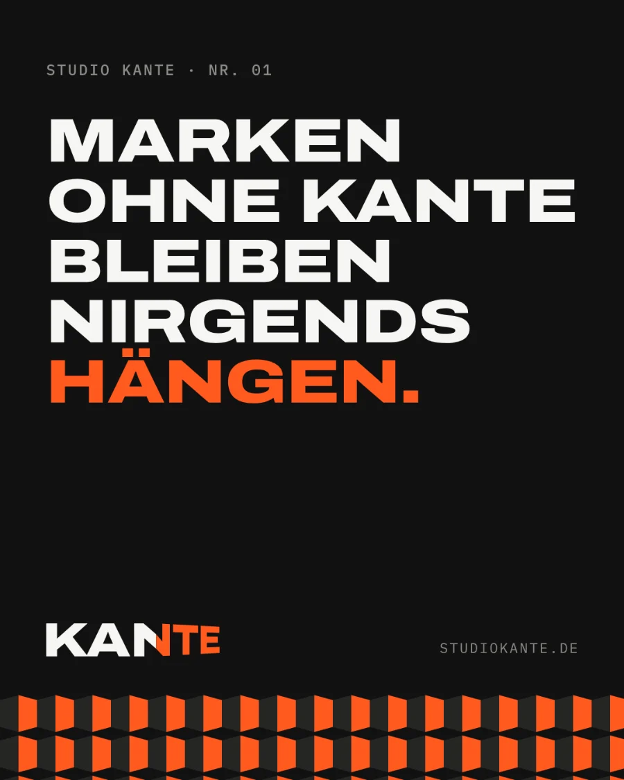 Instagram-Post: Marken ohne Kante bleiben nirgends hängen
